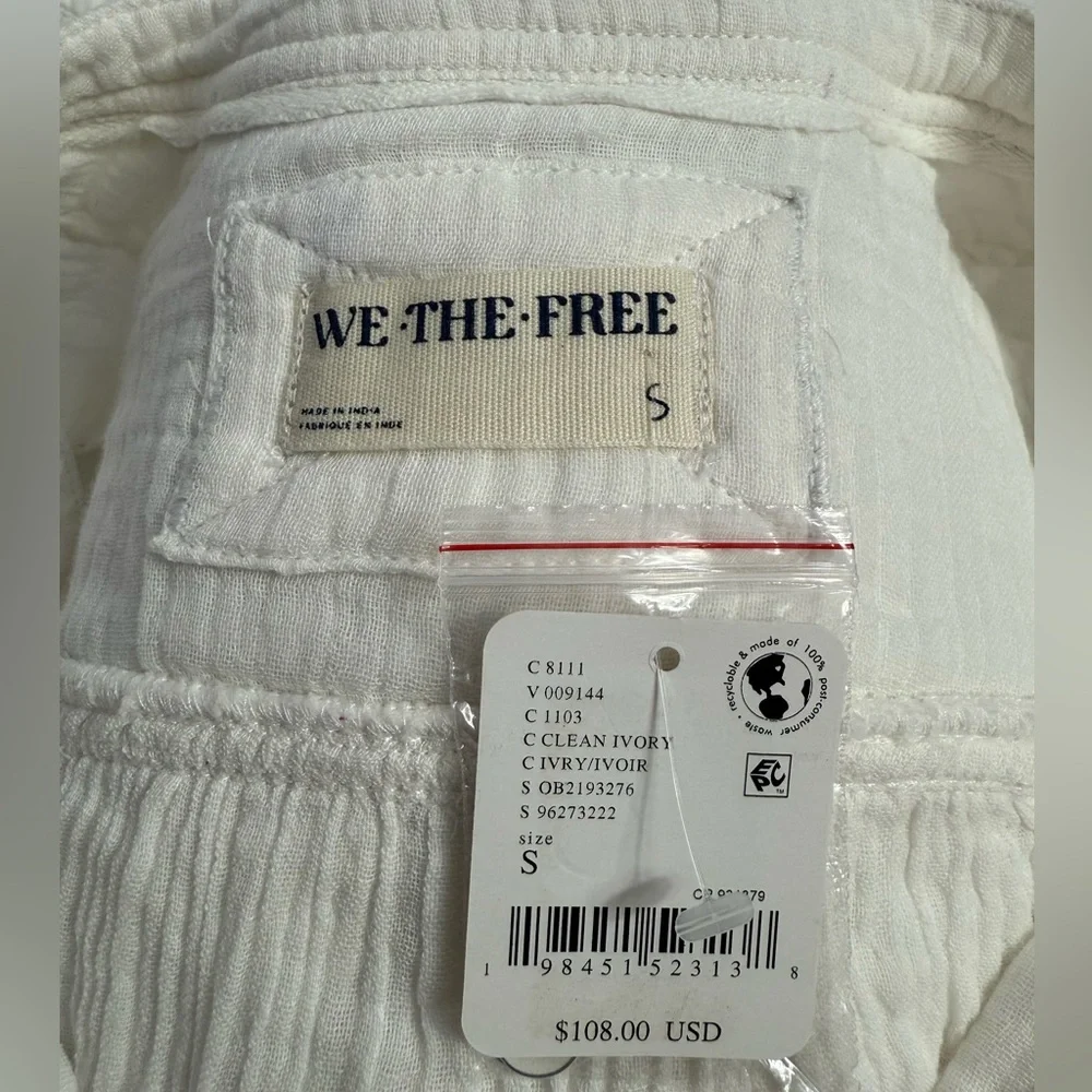 Free People Valley Double Cloth‎ Shirt, Size SMALL
